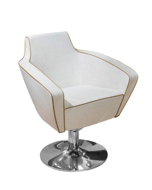 Fauteuil de coiffure Anita A32A5 - Pivotant avec structure en mousse polyuréthane et revêtement skaï_0