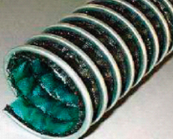Gaine flexible et légère - tissu de verre enduit hypalon - spirale acier - Réf. 009TISS782_0