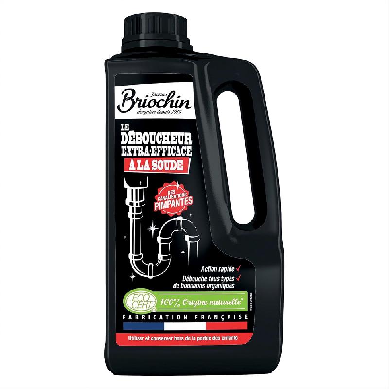 Gel extra-efficace déboucheur canalisation à la soude Briochin, 900 ml_0
