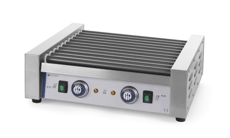 Grill roulant pour saucisses - 11 rouleaux - 520x477x(H)175 mm - HENDI FOOD SERVICE EQUIPEMENT_0