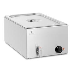 Helloshop26 - Bain-marie chauffe-plat bain-marie professionnel 600 watts 1 x GN 1/1 robinet de vidange 14_0004217 - 3000195141530_0