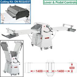 Laminoir à bande boulangerie sur socle, 600x1400 mm - LM/60-140SS_0