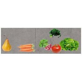 LOT DE 6 MAGNETS FRUITS ET LEGUMES