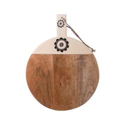 Planche à découper Zanzibar 30 cm -  Multicolore Rond Bois Table Passion 40x30.3 cm - multicolore Bois massif 3106238671078_0