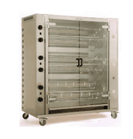 Rôtissoire gaz Multiirotatif 12 broches /72 poulets- MCM 12MR_0