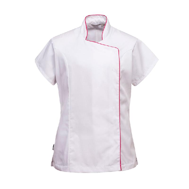 Tunique pour femme à manches courtes WRAP LW15 - 65% polyester, 35% coton - 210g - PCBT015-BC-XS - Muzelle Hasson_0