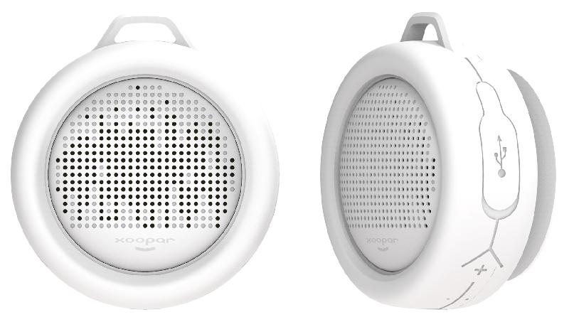 XOOPAR - Enceinte nomade waterproof Splash Pop Speaker blanche - Bluetooth IP65 - résistante eau, chocs et poussière - 930965_0