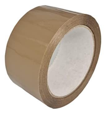 Adhesif emballage 100mx48mm havane a l'unite_0