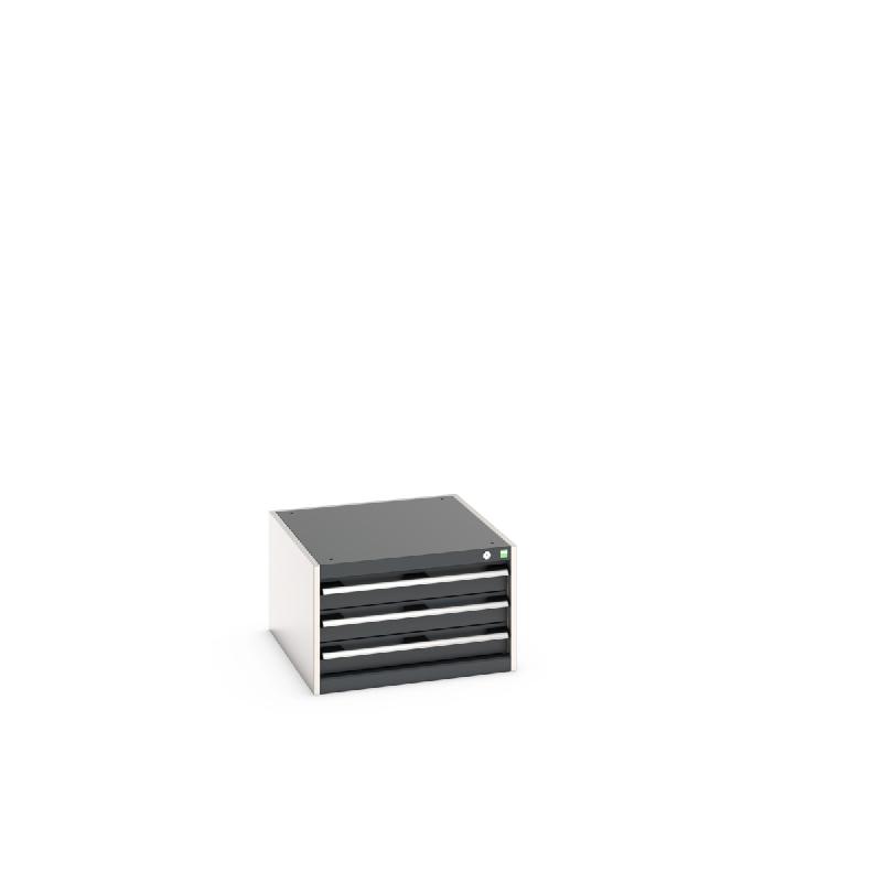 Armoire à tiroirs Cubio SL-674-3 - Réf : 40027096 - 3 tiroirs en acier avec charge admissible de 1,5 tonne_0