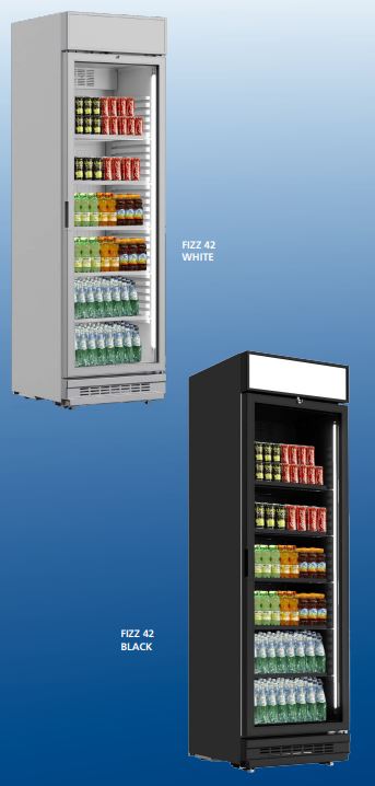 Armoire vitrée réfrigérante - IARP - Fizz 42 White/Black - EPTA - 378L brut - Classe énergétique D - Gaz R600a_0