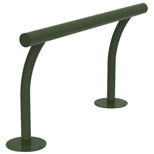 ASSIS DEBOUT FIXÉ AU SOL VERT SAPIN - ABRI PLUS