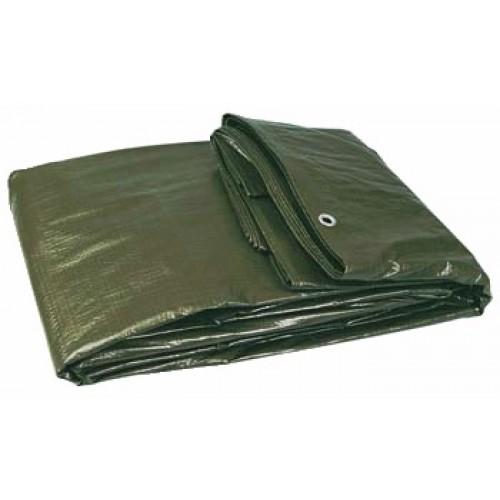 BÂCHE PLASTIQUE RENFORÇÉE VERTE - 6X8 M TALIAPLAST
