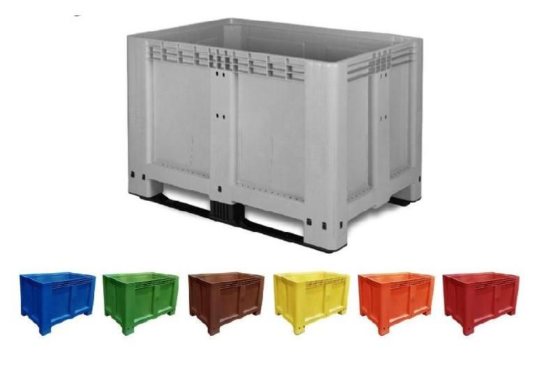 Caisse palette monobloc étanche, 120 x 80 cm, hauteur 80 cm, 525 litres_0