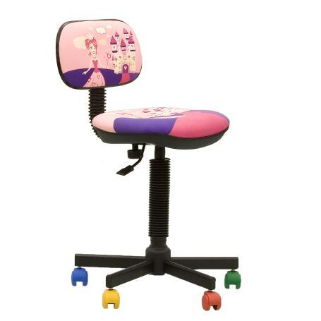 Chaise de bureau enfant - BAMBO PRINCESSE GTS - ergonomique, réglable en hauteur, dossier adapté_0