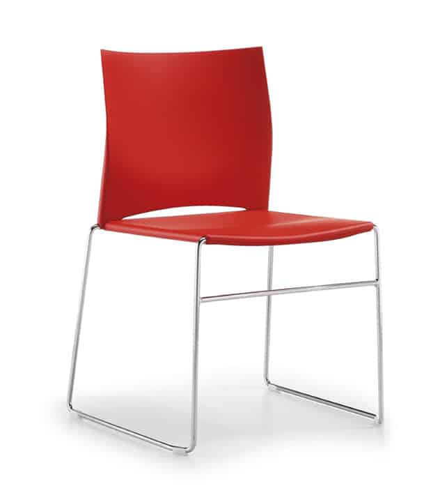 Chaise empilable ultra moderne WEBY - idéale pour espaces de collectivité, salles de réunion et milieu scolaire_0