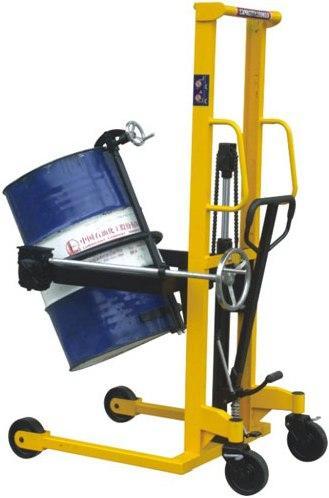 Chariot basculeur de fût - capacité 350 kg - hauteur de levage 1425 mm_0