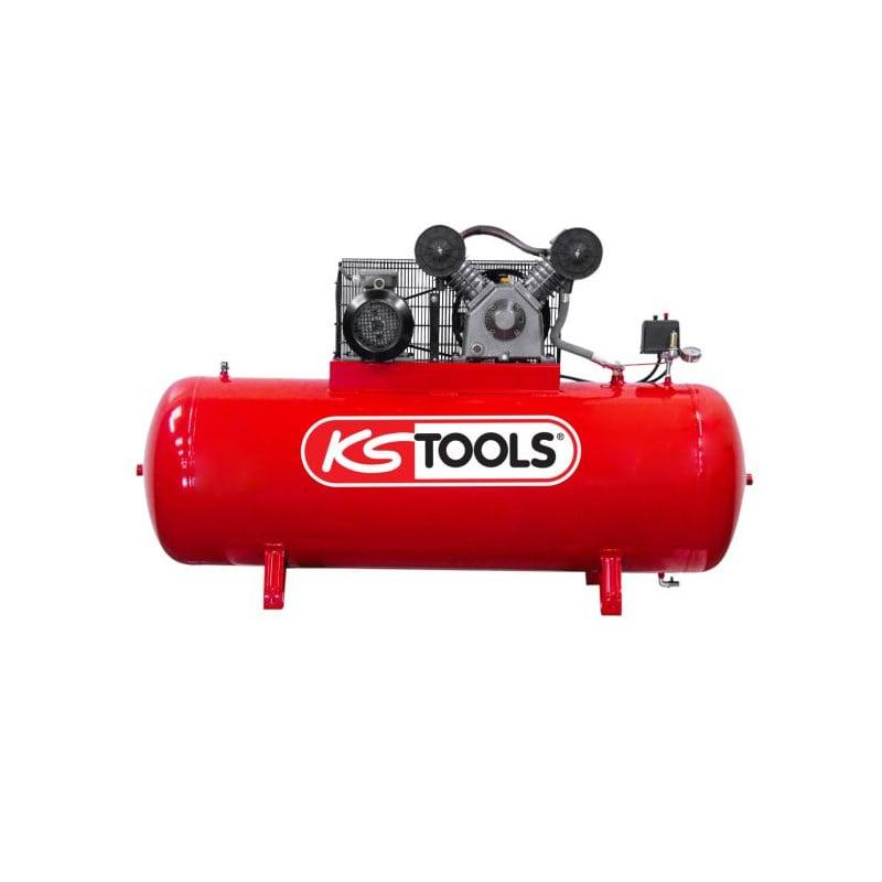 Compresseur sur cuve 500L - 10 bars - 7,5CV - 380V tri - KSTools | 165.0707_0