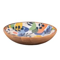 Coupe Japura 38 cm -  Décoré Rond Bois Table Passion 38x38 cm - multicolore Bois massif 3106238580660_0