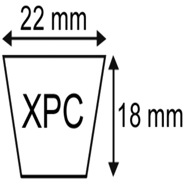 COURROIE XPC3000 22X18X3000