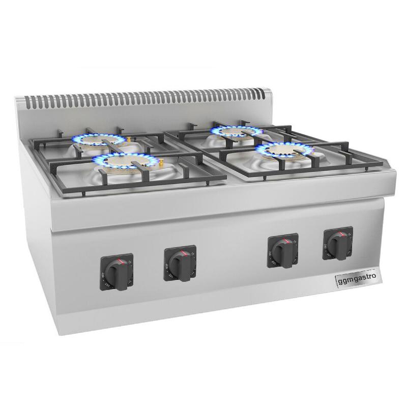 Cuisinière à gaz - 23 kW - 4 brûleurs  - Mario 700 | GGM -GHK800-E_0