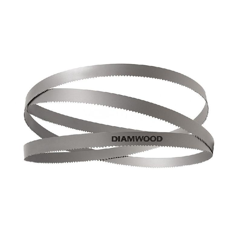 DIAMWOOD EXPERT EN EQUIPEMENT Lame de Scie Ruban Métal 2455 x 27 x 0,9 x 6/10 mm TPI - BIM M42 Acier - Découpe Précise et Durable - Diamwood - gris_0