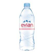 EAU EVIAN BOUTEILLE 1 LITRE - CARTON DE 12