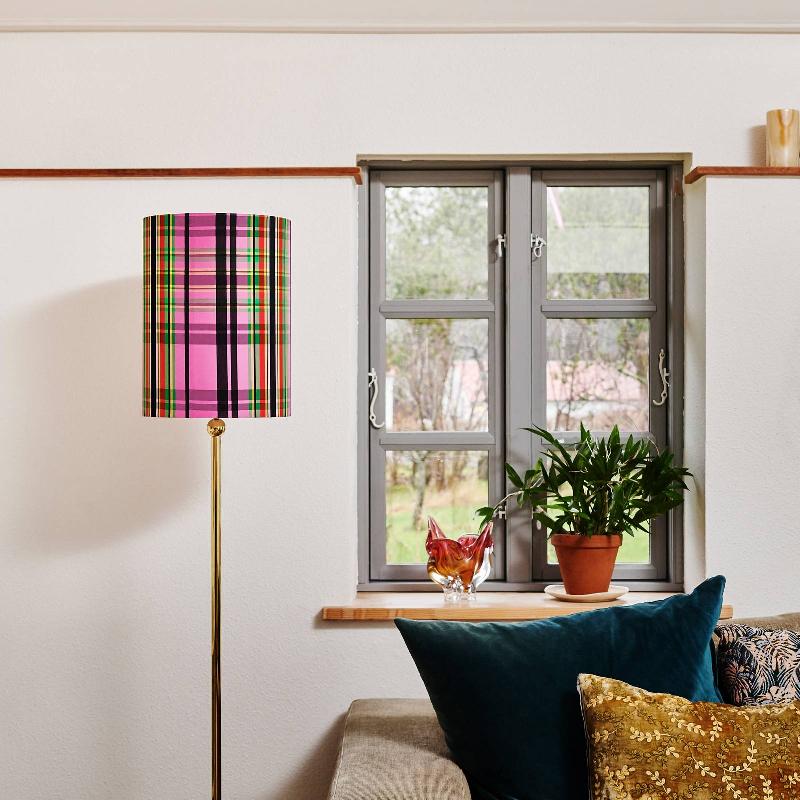 EBB & FLOW BARRE XL LAMPE DORÉE/CHENNAI FUCHSIA