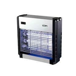 EDM - Désinsectiseur électronique professionnel 2X6W 26X25,5X9Cm Couleur Chrome/Noir Edm - 8425998060119_0