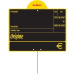 ETIQUETTE AVEC DISQUE DE CONDITIONNEMENT