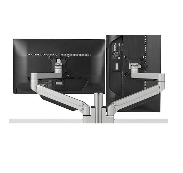 Filex Galaxy-M - Bras support double écran flexible avec gestion des câbles et système modulaire_0