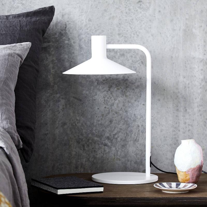 FRANDSEN MINNEAPOLIS LAMPE À POSER BLANCHE MATE