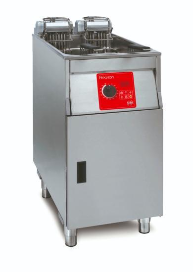 Friteuse électrique sur coffre avec filtration d'huile - cuve simple 20L - 398x650x994 mm - PL-412-H31-G0_0
