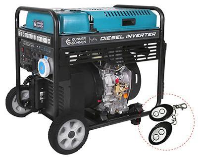 Générateur inverter diesel monophasé DE+auto 10 kW - KÖNNER & SÖHNEN - 9500IDE ATSR_0