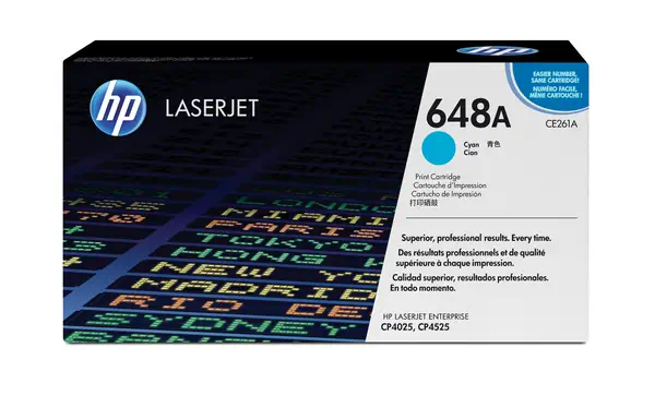 HP 648A toner LaserJet cyan authentique_0