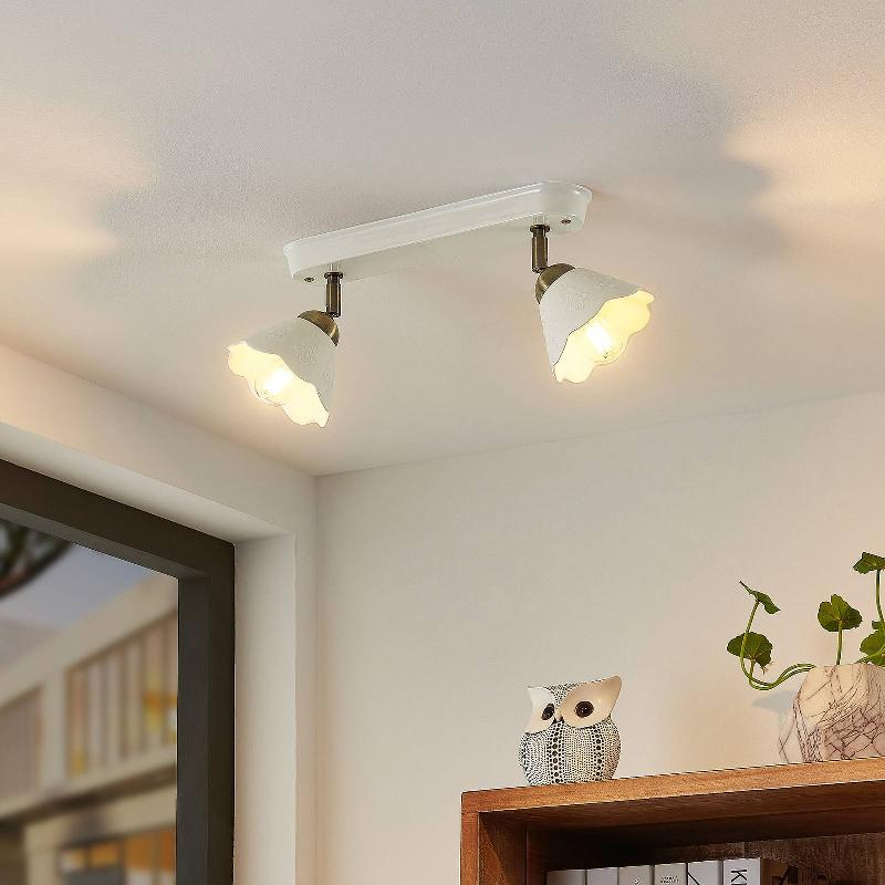 LINDBY VEETI SPOT POUR PLAFOND, À DEUX LAMPES