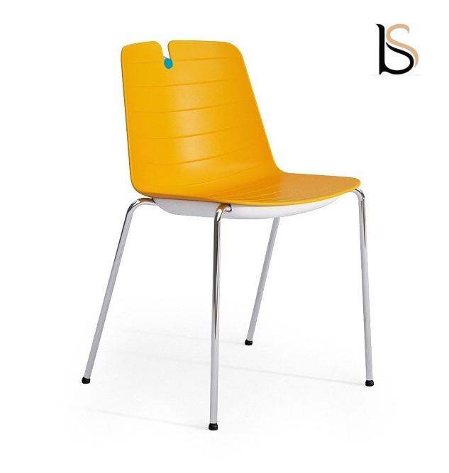 Lot de 2 chaises design Mindy - Mobel Linea. - Jaune_0
