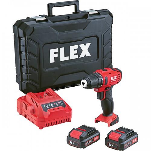 PERCEUSE VISSEUSE 10,8V DD 2G 10.8 - LDBC/2.5 + 2 BATTERIES ET CHARGEUR FLEX
