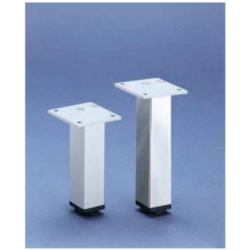 PIED DE MEUBLE CARRÉ EN ALUMINIUM 30X30-H80MM-ARGENT ANODISÉ HETTICH