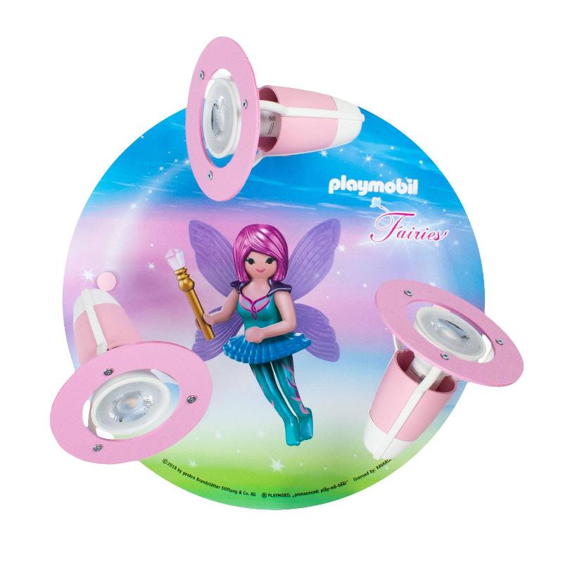 ELOBRA PLAFONNIER 3 SPOTS PLAYMOBIL FAIRIES