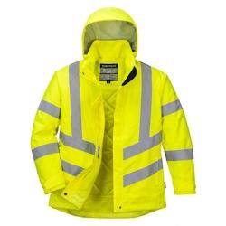 Portwest - Parka de travail chaude haute visibilité pour femmes - Doublure matelassée - Taille XL orange_0