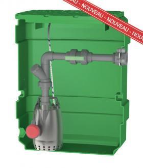 Poste de relevage eau usée - station 170 litres - 10 m3/h - Ø passage 10 mm - 310588_0