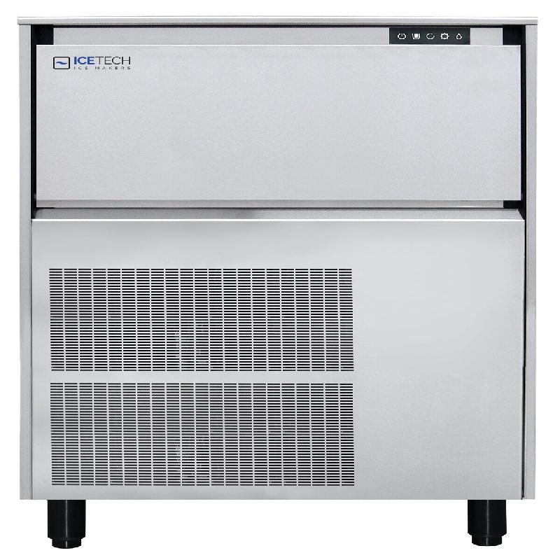 Producteur de glace nugget 240 kg/24h, réserve 55 kg, inox AISI 304, condensation air ou eau, modèle ICETECH GRN240 - 2449_0