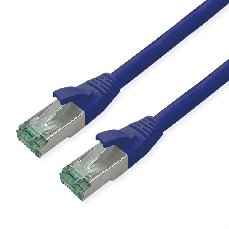 Roline rm cordon cat.6a s/ftp(pimf), bleu, 0,5 m_0