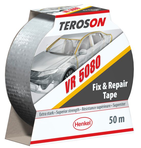 Ruban adhésif haute résistance TEROSON® VR 5080 RL50M EGFD - Réparations d'urgence, étanchéité et protection temporaire_0