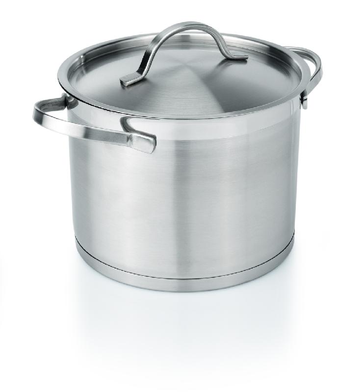 SÉRIE D’USTENSILES DE CUISINE COOKWARE 54 - MARMITE À SOUPE AVEC COUVERCLE Ø : 240 X HAUTEUR : 180 - 8 L
