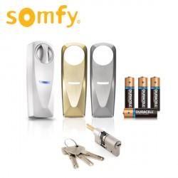 Serrure connectée Somfy - contrôle via smartphone - protection optimale avec cylindre sécurisé_0