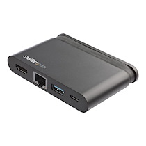 STARTECH.COM ADAPTATEUR MULTIPORT AV NUMÉRIQUE USB-C AVEC POWER DELIVERY JUSQU'À 100 W (DKT30CHCPD) - STATION D'ACCUEIL - USB-C - GIGE