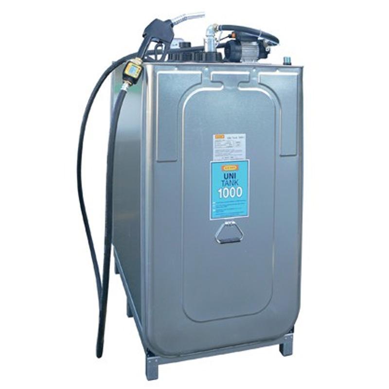 Station UNI PRO 1 000 l - Pour gasoil, huiles hydrauliques et liquide de refroidissement - CEMO - 9988_0