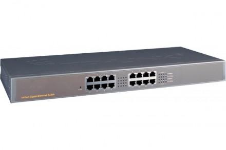 Switch réseau Ethernet TP-Link - 16 ports Gigabit rackable - RJ45 10/100/1000Mbps_0