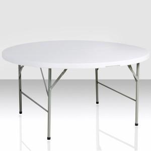 TABLES PLIANTES RONDE, DIAMÈTRE 150CM, PLIANTE EN MALETTE_0